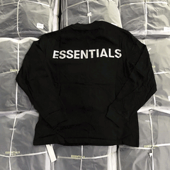 Fog Fear of God Essentials T Shirt Long Sleeve Reflective Printed Loose Base T-shirt