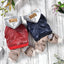 Bright Leather Luxury Overalls For Dogs Winter Senior Parkas Down Pet Snow Hoodie Costumes Small Medium Animal Bichon Clothing