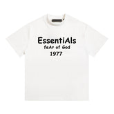 Fog Essentials T Shirts Spring/Summer FOG Letter Print Pattern Crew Neck Pullover Short Sleeves