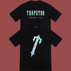 Trapstar Paisley "T" Graphic Tee - Black/Blue