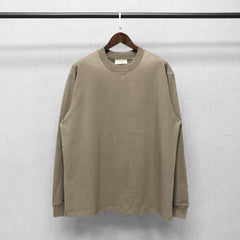Fog Fear of God Essentials T Shirt Long Sleeve Back Three-Dimensional Letter Loose Couple T-shirt