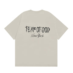 Fog Essentials T Shirts Spring/Summer FOG Limited Letter Pattern Crew Neck Short Sleeves