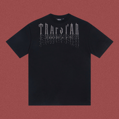 Trapstar Dripping Gothic Lettering Graphic Tee - Black