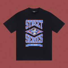 Trapstar Street Series Collegiate Graphic Tee - Black