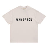 Fog Essentials T Shirts Spring/Summer FOG Main Line Plastic Letter Crew Neck Short Sleeves