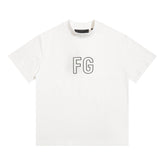 Fog Essentials T Shirts Spring/Summer FOG Pattern Crew Neck Short Sleeves