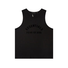 Fog Essentials tank Amoi letter round neck pullover vest