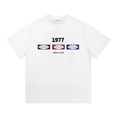 Fog Essentials T Shirts Spring/Summer FOG Letter Pattern Crew Neck Short Sleeves
