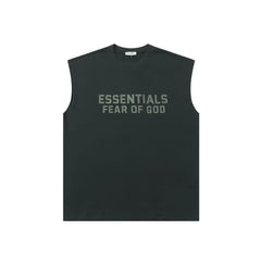 Fog Essentials tank spring summer FOG letter crew neck casual vest