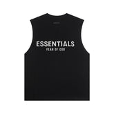 Fog Essentials tank spring summer FOG letter crew neck casual vest