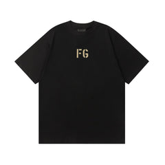Fog Essentials T Shirts Spring Summer FOG Letter Crew Neck Short Sleeves