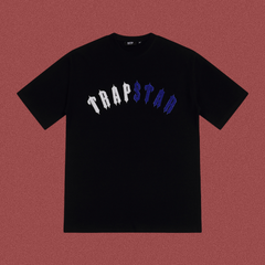 Trapstar Gradient Arch Logo Tee - Black/Blue