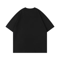 Fog Essentials T Shirts Spring/Summer FOG Flocking Letter Pattern Crew Neck Short Sleeves