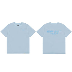 Represent Owners' Club Graphic T-Shirt - Light Blue Monochromatic
