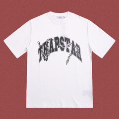 Trapstar Chain Link Arch Logo Tee - White