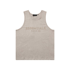 Fog Essentials tank spring summer FOG letter crew neck vest