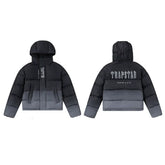 Trapstar Ombre Fade Puffer Jacket - Black/Grey
