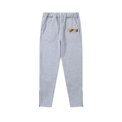 Trapstar Style Autumn/Winter Yellow Hip-Print Sweatpants - Heather Grey