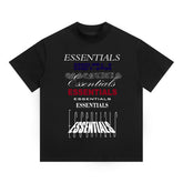 Fog Essentials T Shirts Spring/Summer FOG Letter Pattern Crew Neck Short Sleeves