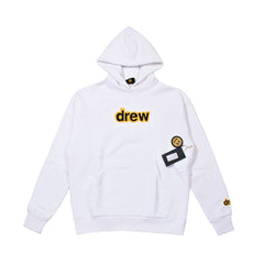 Drew House Logo Pullover Hoodie, White