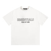 Fog Essentials T Shirts Spring/Summer FOG Pattern Crew Neck Short Sleeves
