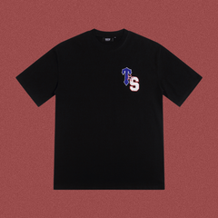 Trapstar "TS" Monogram Chest Logo Tee - Black