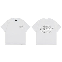 Represent Circular Crest Owners' Club Graphic T-Shirt - White