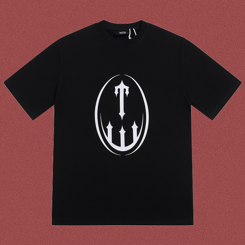 Trapstar Decoded Oval Logo Tee - Black