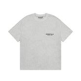 Fog Essentials T Shirts Spring/Summer FOG Double Line Letter Pattern Crew Neck Short Sleeves