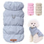 Soft Warm Dog Clothes Winter Padded Puppy Cat Coat Jacket For Small Medium Dogs