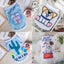 1 PC Lightweight Summer Vest for Pets Chihauhua XS-XXL Big Dogs Clothing Ice Felt Overall Cartoon No Fading Pet Cat Overalls
