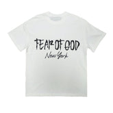 Fog Essentials T Shirts Spring/Summer FOG New York Limited Letter Crew Neck Short Sleeves