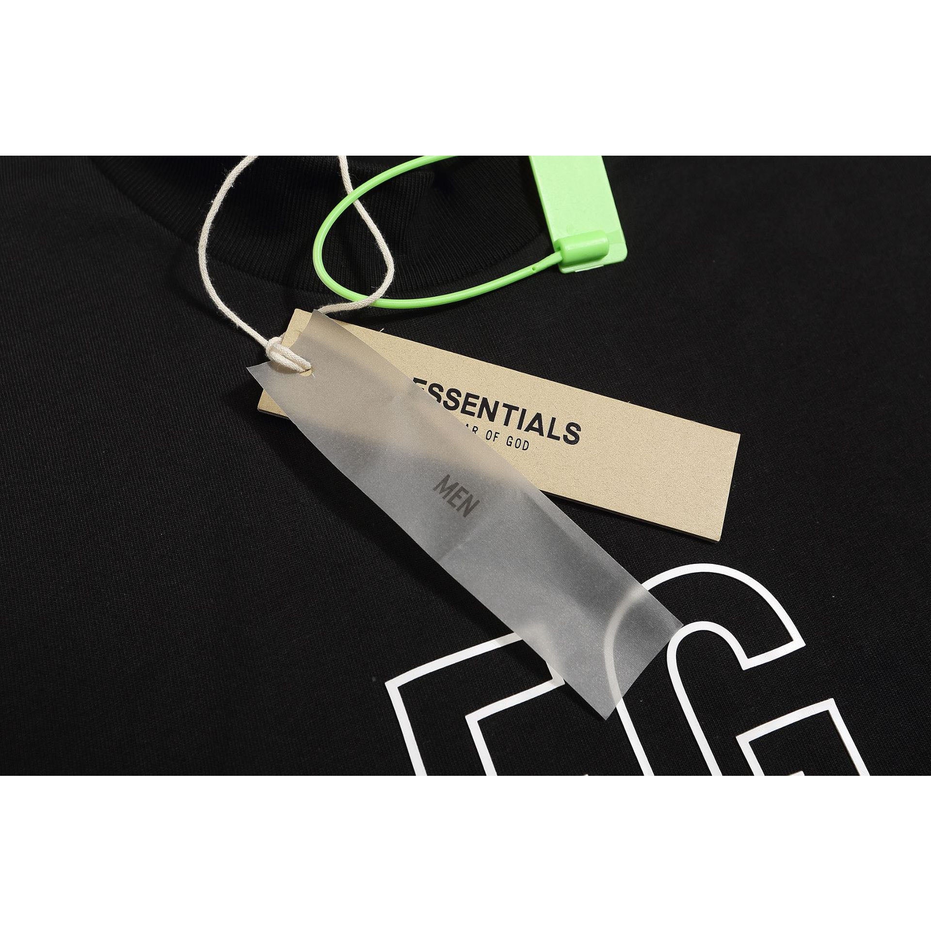 Fog Essentials T Shirts Spring/Summer FOG Pattern Crew Neck Short Sleeves