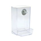 Automatic Bird Feeder Parrot Quail Cage Hanging Feeder Box Automatic Anti-Spill Mount Budgie Cockatiel Conure Food Dispenser