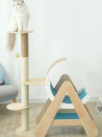 wood cat tower