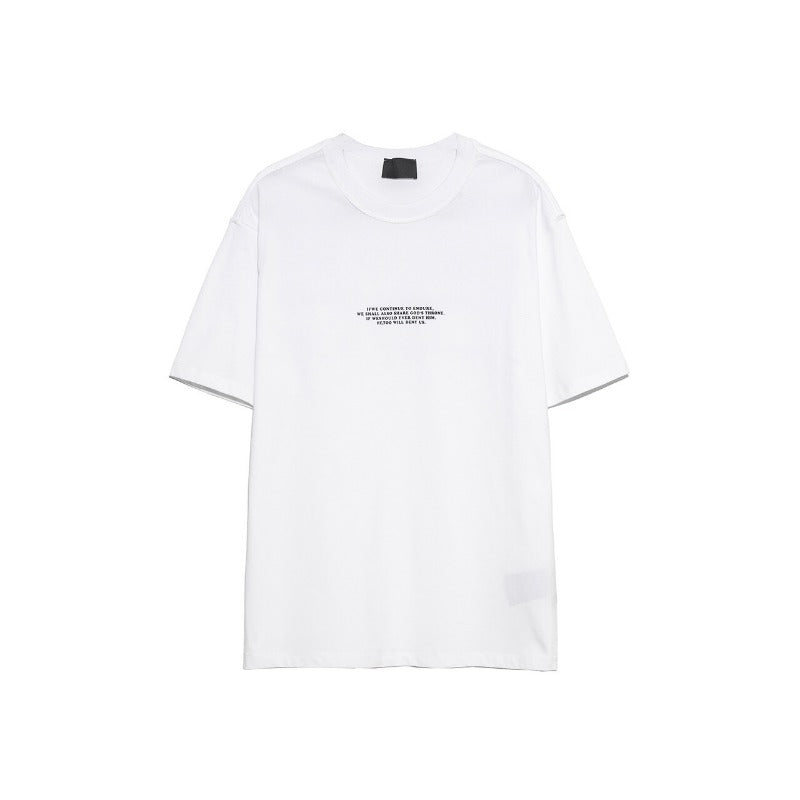 Fog Essentials T Shirts Spring/Summer FOG Season 7 Letter Pattern Crew Neck Short Sleeves