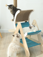 wood cat tower