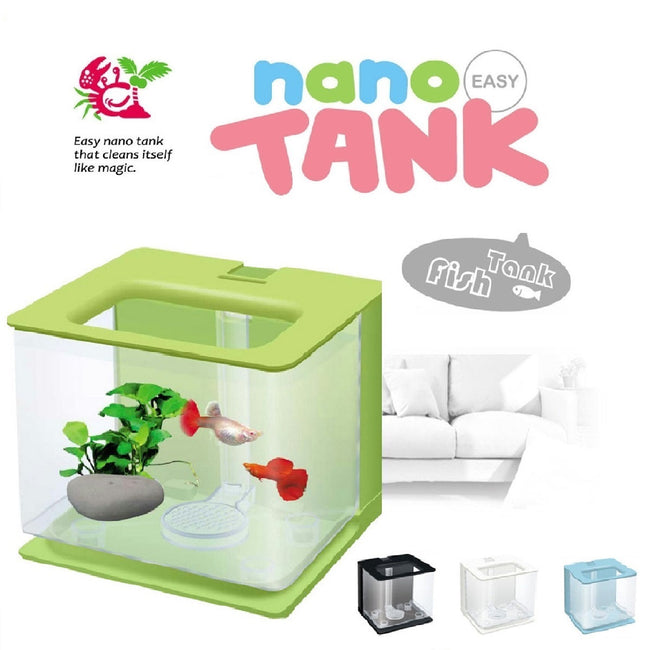 Self-cleaning small fish tank Hover Image