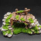 Resin Stone Landscape Aquarium Decoration