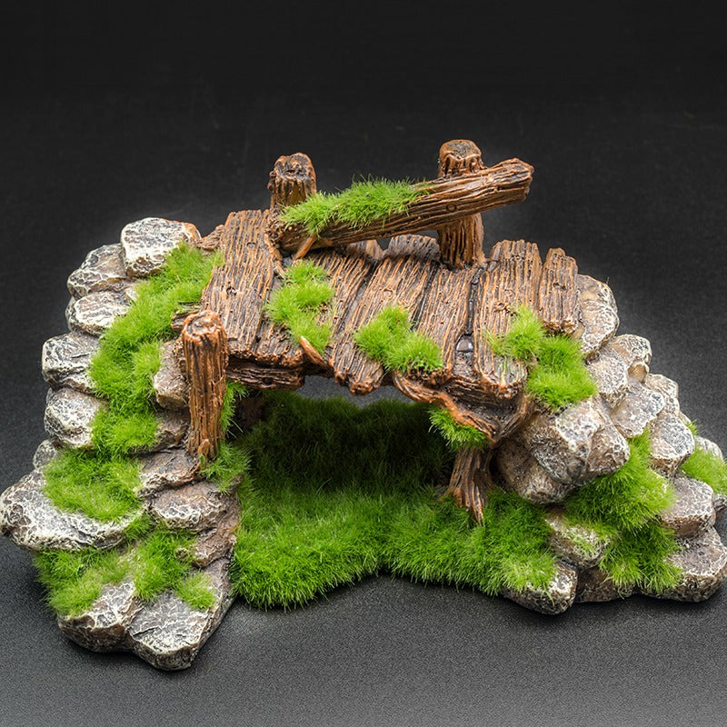 Resin Stone Landscape Aquarium Decoration