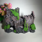 Resin Castle Fish Tank Decoration