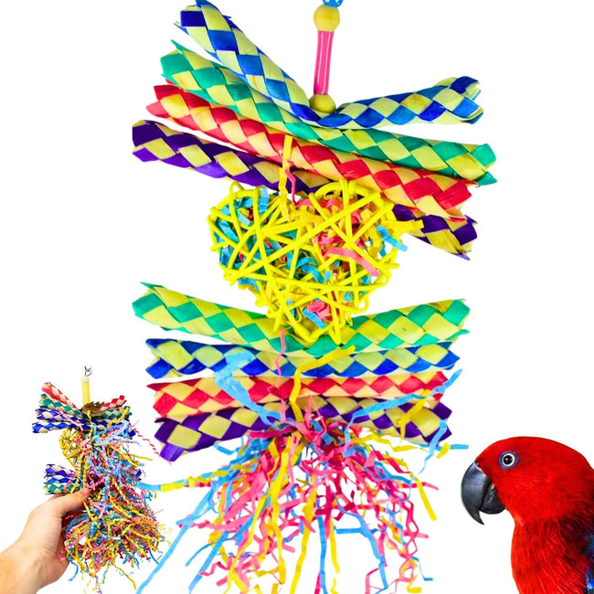 1730 Foraging Heart Medium Parrot 9" High X 6" Wide Conure Quaker African Grey and Similar Hover Image