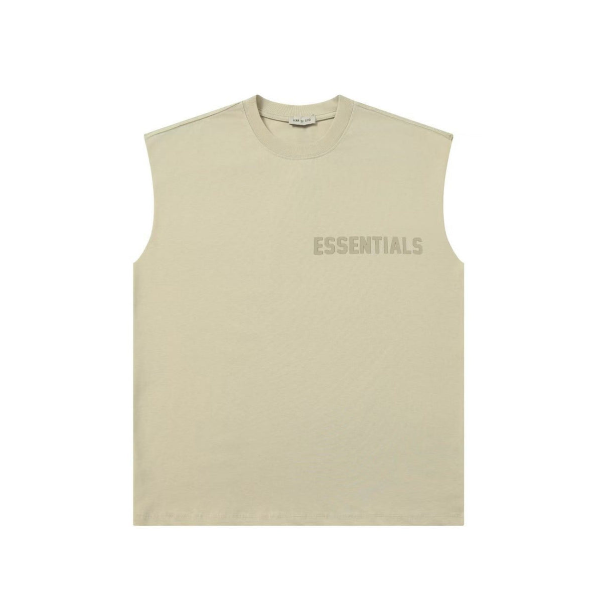 Fog Essentials tank spring summer FOG letter crew neck casual vest