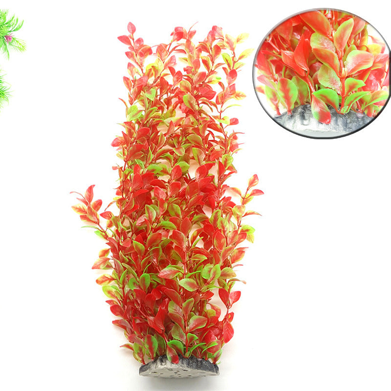 Aquarium Fish Tank Ornament Simulation Plant