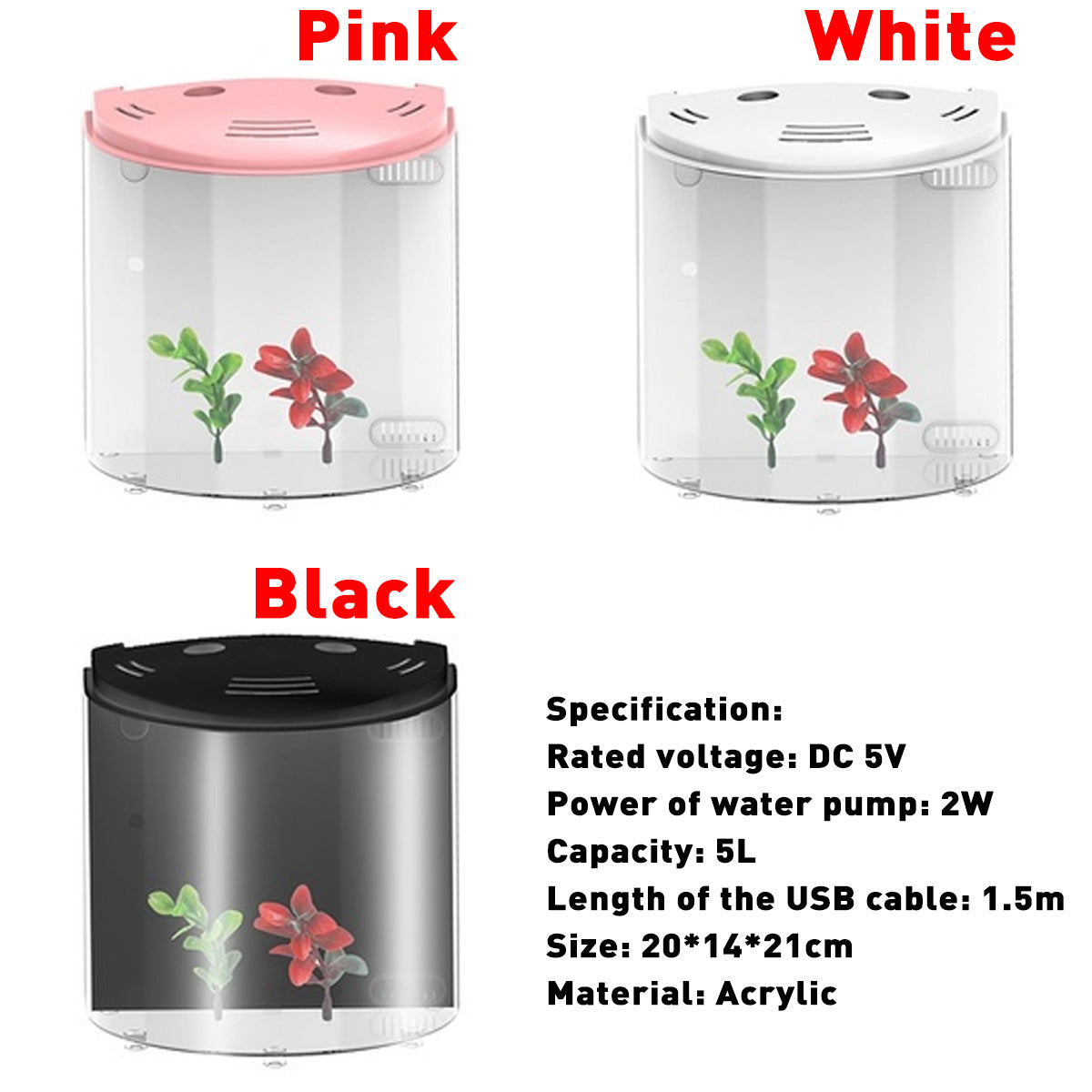 Ecological Acrylic Fish Tank