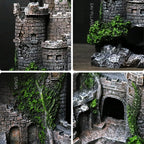 Resin Castle Fish Tank Decoration