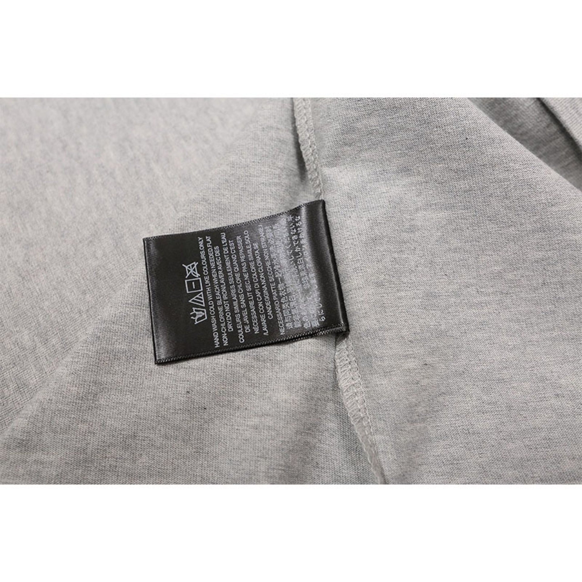 Fog Essentials T Shirts Spring/Summer FOG Double Line Letter Print Crew Neck Short Sleeves