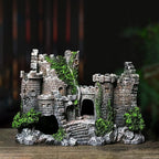 Resin Castle Fish Tank Decoration