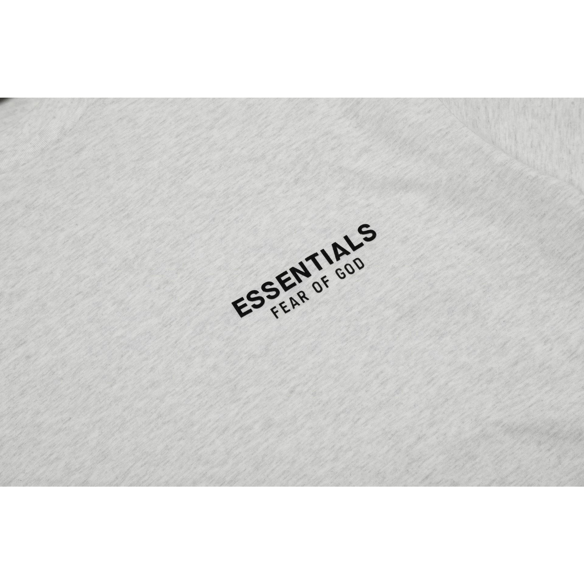 Fog Essentials T Shirts Spring/Summer FOG Double Line Letter Pattern Crew Neck Short Sleeves