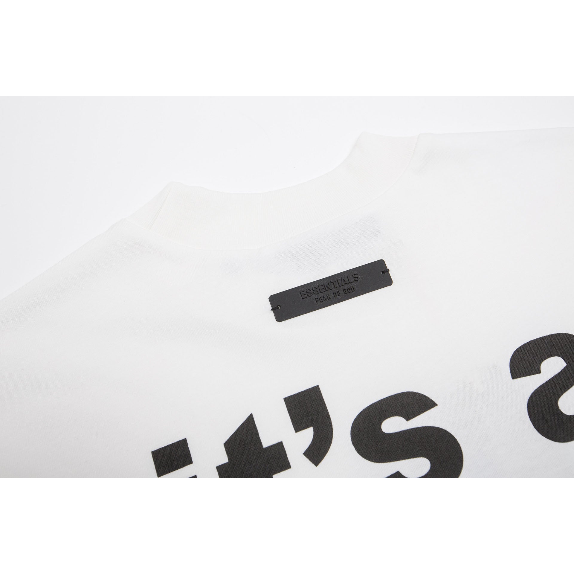 Fog Essentials T Shirts Spring/Summer FOG Letter Print Crew Neck Short Sleeves